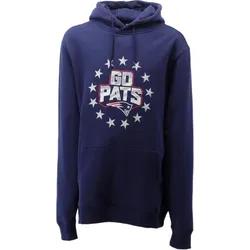 Pullover New England Patriots Hoodie in Blau 2XL