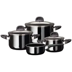 Silit Silargan® Modesto Topf-Set 4-teilig, Black