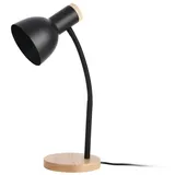 lux.pro Tischleuchte Woodley Schwarz [ lux.pro