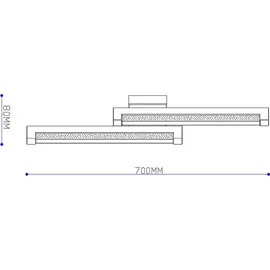 GLOBO 67849D, LED, 3000 K, 1400 lm, IP20 - Bunt