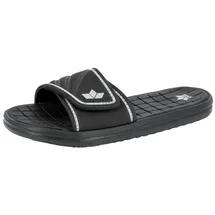 LICO Badesandale Herren Schwarz 46