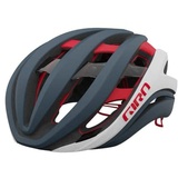 Giro Bike Unisex – Erwachsene Aether Spherical MIPS Fahrradhelme, Matte Black/White/Red, L