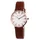 Just Watch Damenarmbanduhr mit Echtlederband & Edelstahlmilaneseband