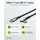goobay USB-C auf USB-C 1 m Grau/Schwarz