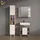 livinity Waschbeckenunterschrank Fucino 60 x 54 cm Braun