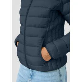 QS Steppjacke mit Stehkragen blau M