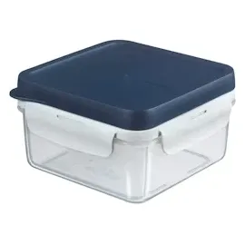 Lock & Lock LocknLock TO GO Lunchbox mit Fächern 1,2L, Bento Box Erwachsene mit Sandwicheinsatz, Toppingtray, Messer, Gabel & Saucenbecher, auslaufsichere Meal Prep Box, Spülmaschinen- & mikrowellengeeignet