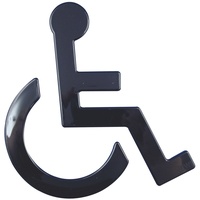 Hewi Serie 801 Symbol Rollstuhl tiefschwarz