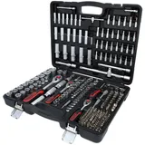 KS Tools Steckschlüsselsatz 1/4"+3/8"+1/2" 255-tlg.