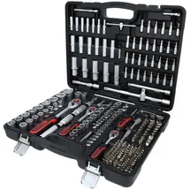 KS Tools Steckschlüsselsatz 1/4"+3/8"+1/2" 255-tlg.