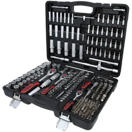 KS Tools Steckschlüsselsatz 1/4"+3/8"+1/2" 255-tlg.
