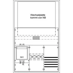 Striebel & John KS4218 Mess- und Wandlerschrank, Aufputz Schutzart IP31 Schutzart IP31 2CPX032637R9999