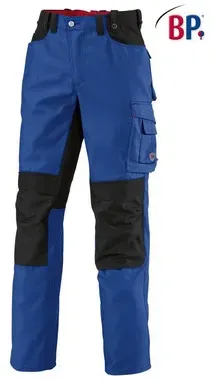 Arbeitshose 1789 555 königsblau/schwarz, Größe 44l - schwarz - 44L