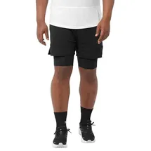 Salomon sense aero 2 in 1 shorts schwarz herren - Black/Grey - L