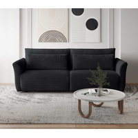 Beautysofa SCHLAFSOFA, Schwarz, 3-Sitzer, Tilia 100 - 2 Jahre