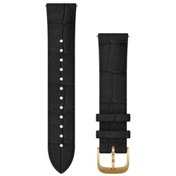  Schnellwechsel-Armbänder (20 mm) Armband aus schwarzem, geprägtem Leder mit 2... 