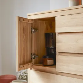 Tikamoon Highboard 80 cm Braun