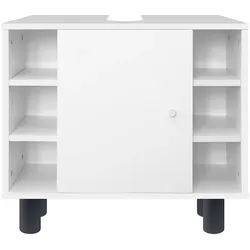 ML-Design Waschbeckenunterschrank Waschtisch Unterschrank Badschrank Badezimmermöbel Weiß