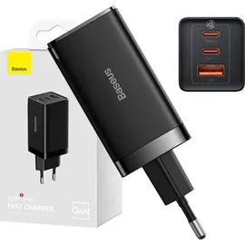 Baseus GaN5 Pro 2xUSB-C + USB 65W (black)