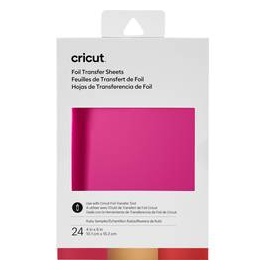 Cricut Transfer Foil Sheets Folie Rot