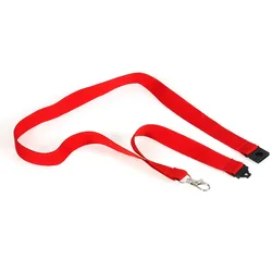 Schlüsselband Textil Europel rot / 10 St., 121276