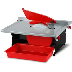 EBERTH Fliesenschneider 600 W, 180 mm Trennscheibe, mit Wasserwanne, Anschlägen und 45° Neigung