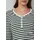 s.Oliver Ripp-Langarmshirt Petrol/Weiß 3XL