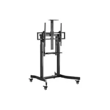 Equip Bodenstandhalter 55-100 1TFT 120kg 1Ablage schwarz lite Retail