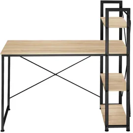 Tectake tectake® Computer-Schreibtisch Hershey 122x61x120cm
