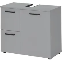 BASIC by Balculina Waschbeckenunterschrank BASIC BY BALCULINA "Vanice, Badezimmerschrank B/H/T 70x60x35cm", grau, B:70cm H:60cm T:35cm, FSC-zertifizierter Holzwerkstoff, Schränke, Waschbeckenunterschrank, Breite 70cm, Softclose, FSC-Mix 70%,Made in Europa