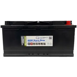 Q-Batteries Start-Stop Autobatterie AGM105 12V 105Ah 950A