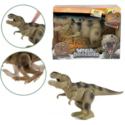 Toi-Toys 31510A - World of Dinosaurs - Dino T-Rex (laufend, mit Ton) Dinosaurier Walking Sound