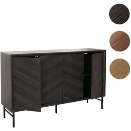 Mendler HWC-M50 Sideboard 94 x 151 x 40 cm Dunkelgrau