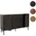 Mendler HWC-M50 Sideboard 94 x 151 x 40 cm Dunkelgrau