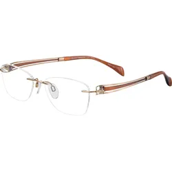 Brille Line Art CHARMANT XL2142 Gold Gr. 52-17