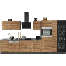 kochstation Küchenzeile KS-Trier 380 cm grau