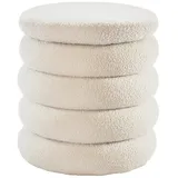 Kobolo Sitzhocker BAHATI25 in weiß, | Gr.: onesize