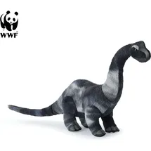 WWF Plüschtier Brachiosaurus 53 cm Grau/Schwarz