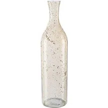 creativ home Tischvase Dekovase Marble Finish (1 St), in Flaschenform, mit Farbakzenten braun|weiß Ø 12 cm x 47 cm