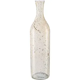 creativ home Tischvase Dekovase Marble Finish (1 St), in Flaschenform, mit Farbakzenten braun|weiß Ø 12 cm x 47 cm