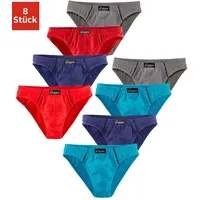 LE JOGGER Slip »Minislip«, (Packung, 8 St.), knappe Form,