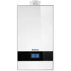 Buderus Gas-Brennwert Kombigerät Logamax plus GB182i.2-20 KDW H 20kW für H-Gas mit Warmwasserzubereitung weiß