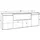 SKRAUT HOME Sideboard 210x35x75 beige