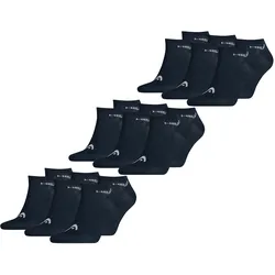 HEAD Herren Damen Unisex Sneaker Basic Sport Socken - 6er 9er 12er Multipack in 35-38 9er Pack