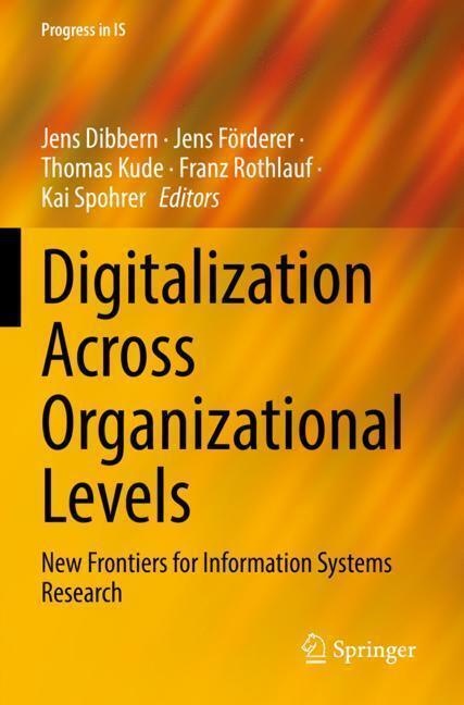 Digitalization Across Organizational Levels  Kartoniert (TB)