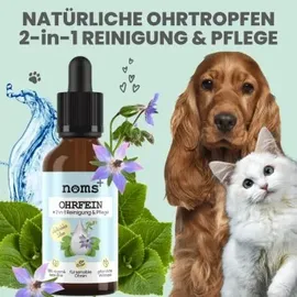 noms+ Ohrfein Reinigung & Pflege mit kolloidalem Silber 50 ml