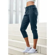 LASCANA Caprileggings kniebedeckend Blau 38
