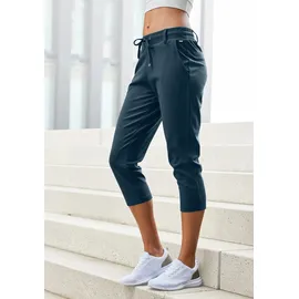LASCANA Caprileggings kniebedeckend Blau 38
