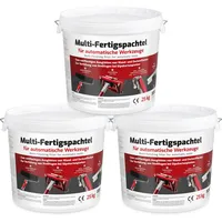 LEVEL+ Fertigspachtel Mehrzweckspachtel Q1-Q4, Fugenspachtel Innen 75kg Perfekt Weiss