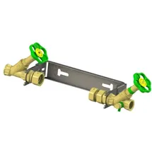 Schlösser Wasserzähler-Einbaugarnitur 0022103200001 1 1/4" Qn 6, verstellbar, waagerecht, Edelstahl